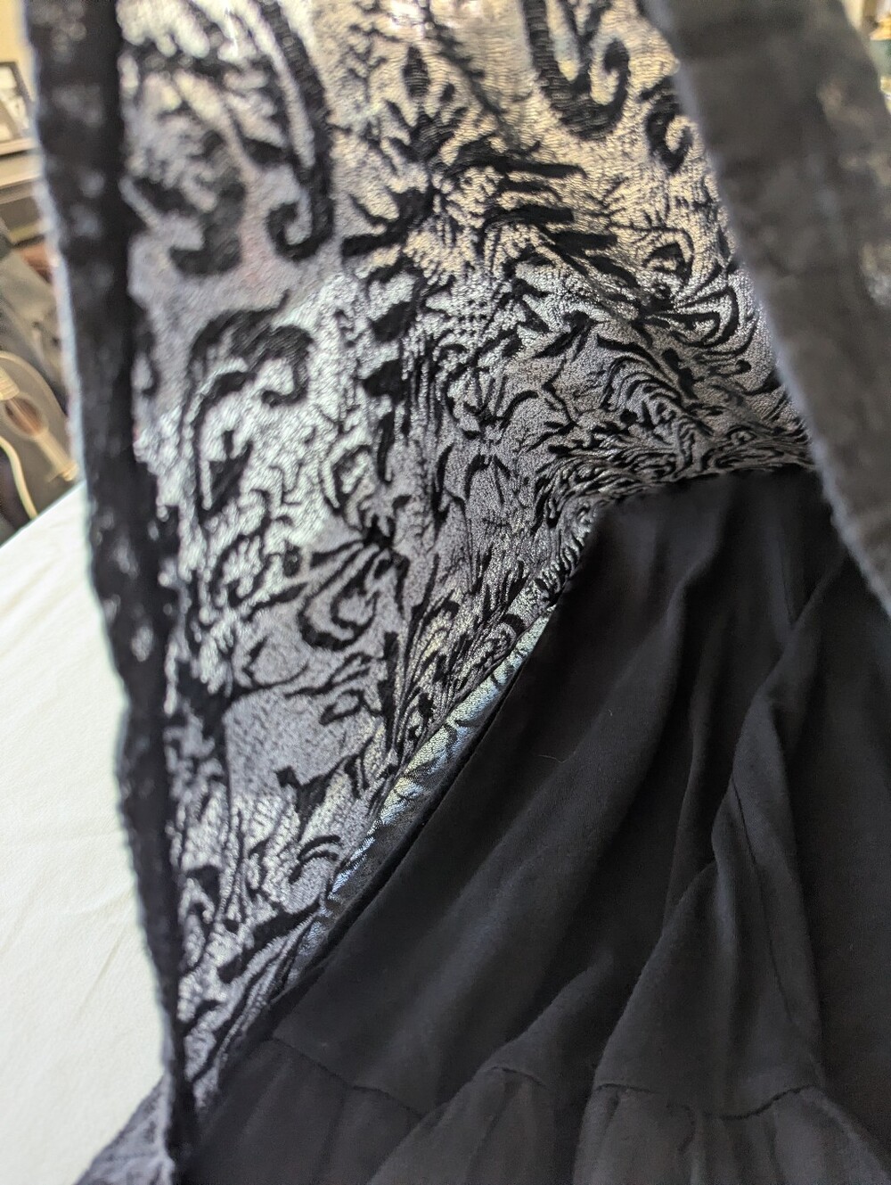 Free People Y2K Long Sleeve Lace Dress With Tulle Skirt Detail - Picture 9 of 13